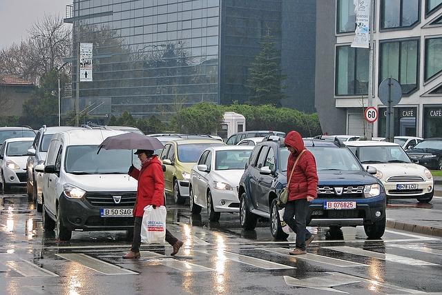 cars, weather, rain