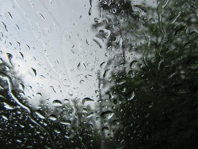 rain, water, glass